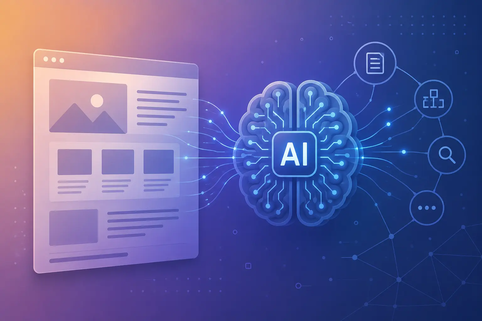 AI systems reading website structure